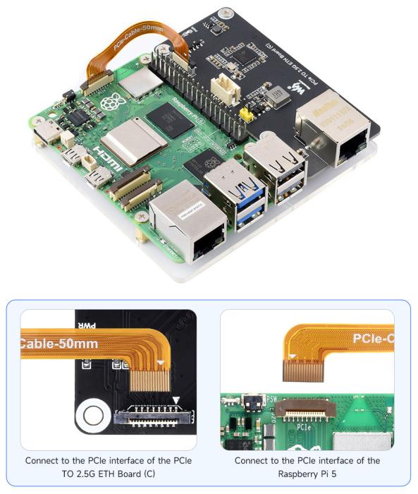 NIC Ethernet adapter 2.5G Ethernet for Raspberry Pi 5 @ electrokit (8 of 8)