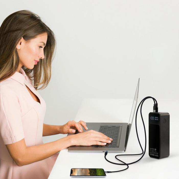 Powerbank 27000mAh USB-C PD + USB-A 162W @ electrokit (13 av 16)