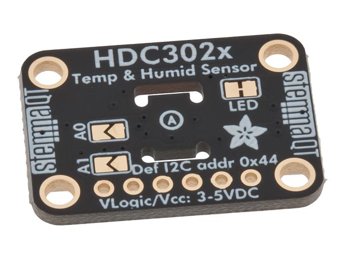 HDC3022 Temperatur- och luftfuktighetssensor monterad på kort @ electrokit (2 av 2)