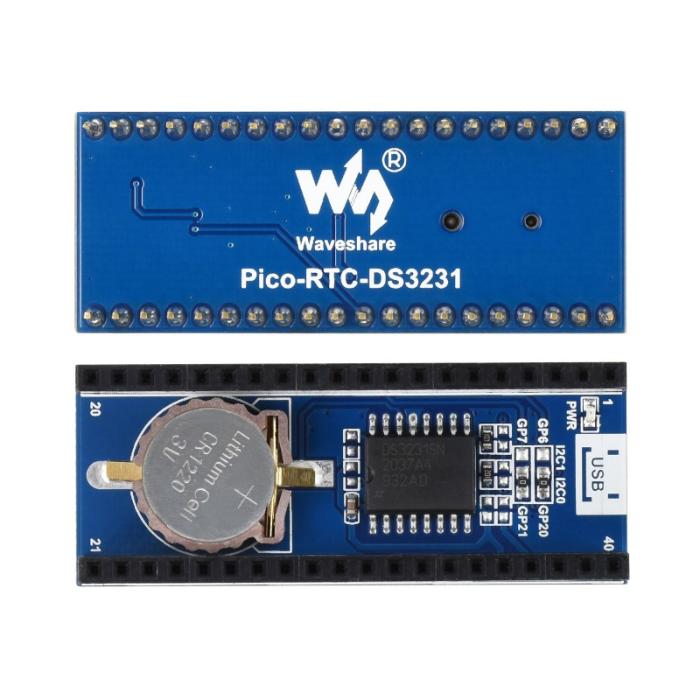 RTC Real Time Clock for Raspberry Pi Pico - DS3231 @ electrokit (4 of 6)