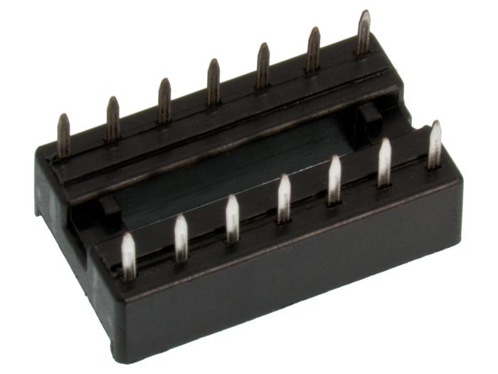 DIL-hållare 14-pin @ electrokit (2 av 2)