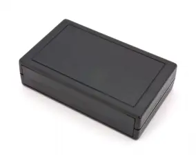 Enclosure 61x102x25mm ABS black @ electrokit