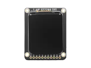 1.69" 280x240px Färg-TFT rundade hörn @ electrokit