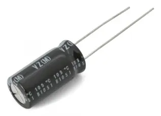 Elektrolytkondensator 820uF 25V 105C &oslash;10x20mm 10000h @ electrokit
