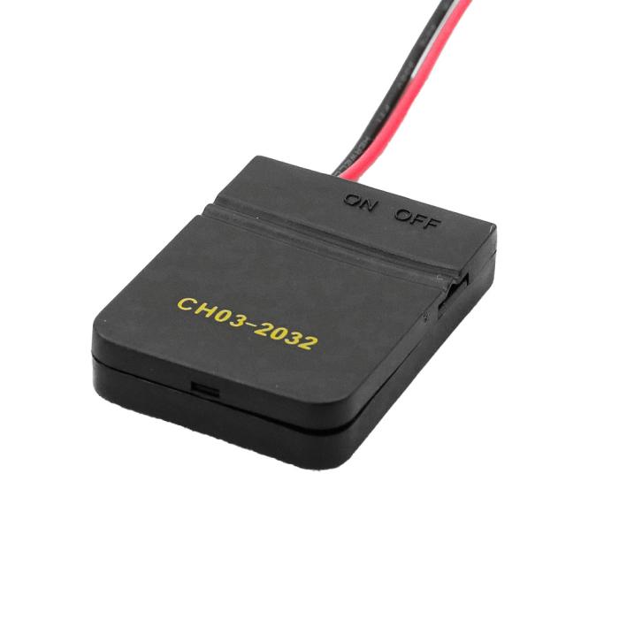 Batterihållare 1x CR2032 box brytare kabel @ electrokit (1 av 1)