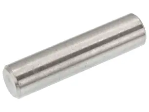 Axel rostfritt stål 6mm x 25mm @ electrokit