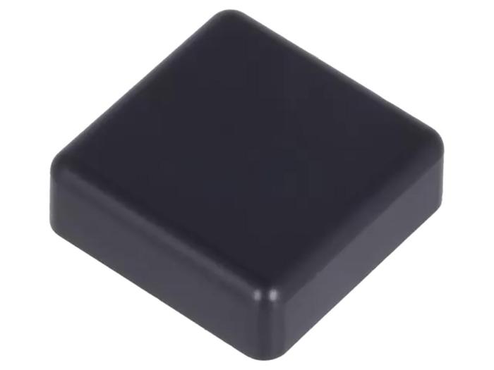 Topp för tryckknapp 12x12mm - svart @ electrokit (1 av 1)