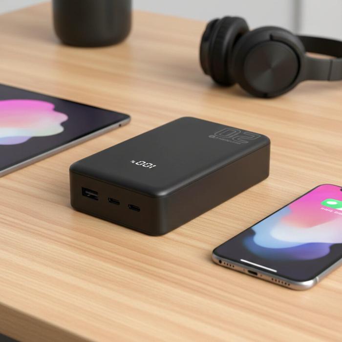 Powerbank 20000 mAh USB-C PD + USB-A 20W @ electrokit (5 av 8)