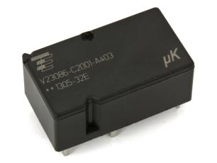 Relä V23086 12V 1-pol 25A dubbelt 14VDC NO/NC @ electrokit