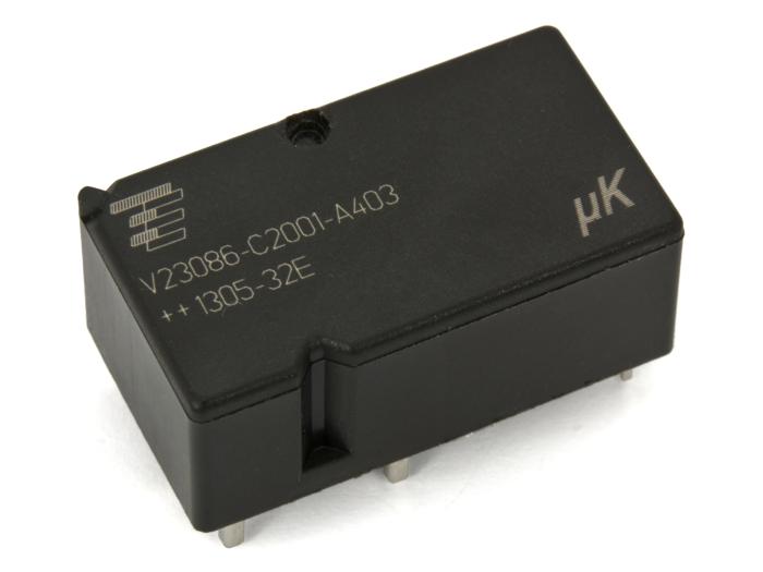 Relay V23086 12V 1-pole 25A TWIN 14VDC NO/NC @ electrokit (1 of 2)