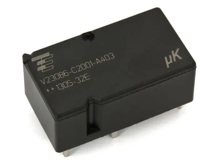Relä V23086 12V 1-pol 25A dubbelt 14VDC NO/NC @ electrokit (1 av 2)