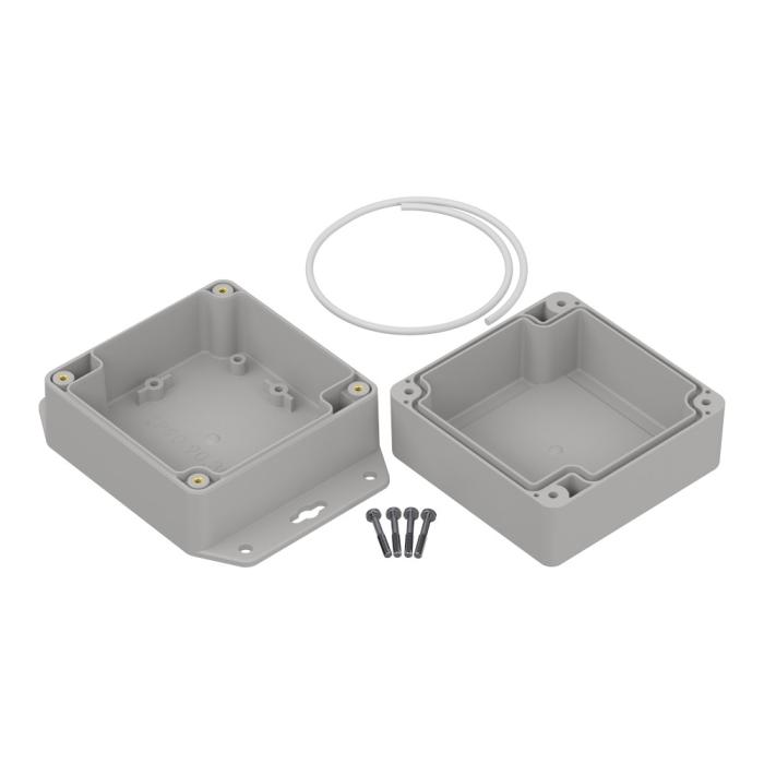 Enclosure flange 90x90x60mm ABS IP65 @ electrokit (2 of 5)