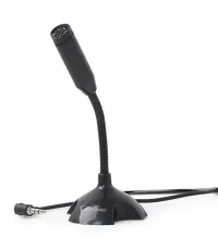 Bordsmikrofon f&ouml;r PC 3.5mm 1.1m @ electrokit