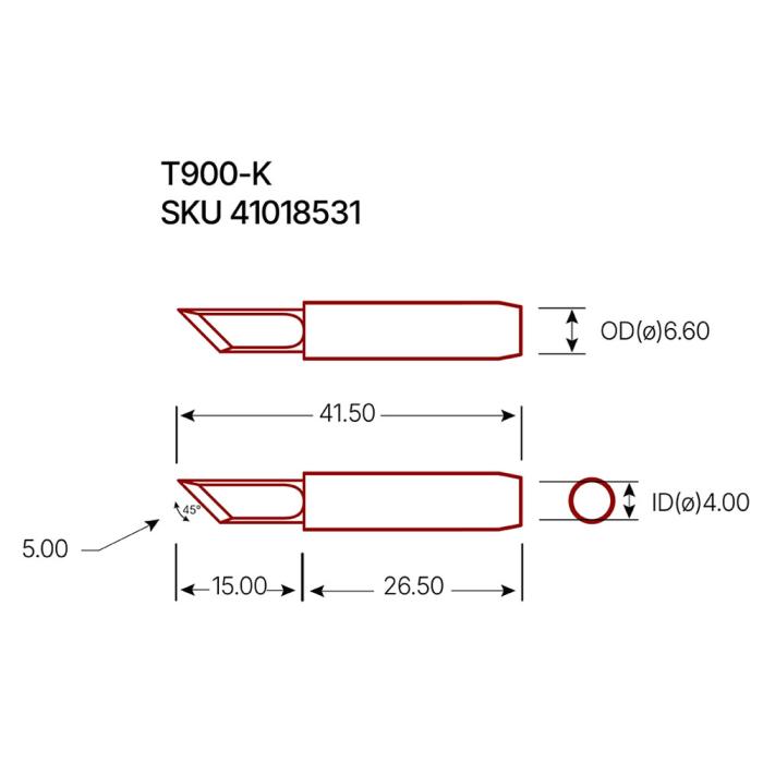 Solder tip T900-K @ electrokit (2 of 2)