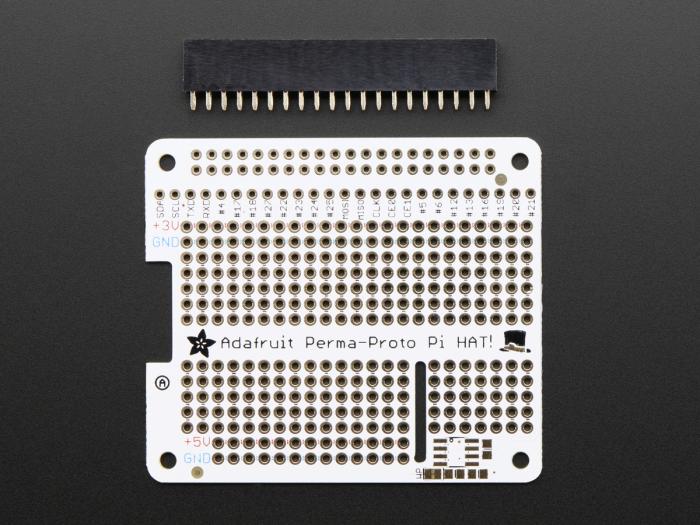 PiHat Prototypkort för Raspberry Pi A+/B+ - Utan EEPROM @ electrokit (2 av 5)