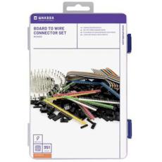 Board to wire connector set 351 pcs @ electrokit