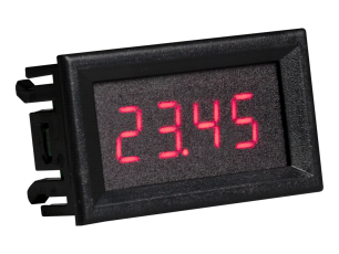 Panelinstrument 0-33VDC 4-siffror LED @ electrokit