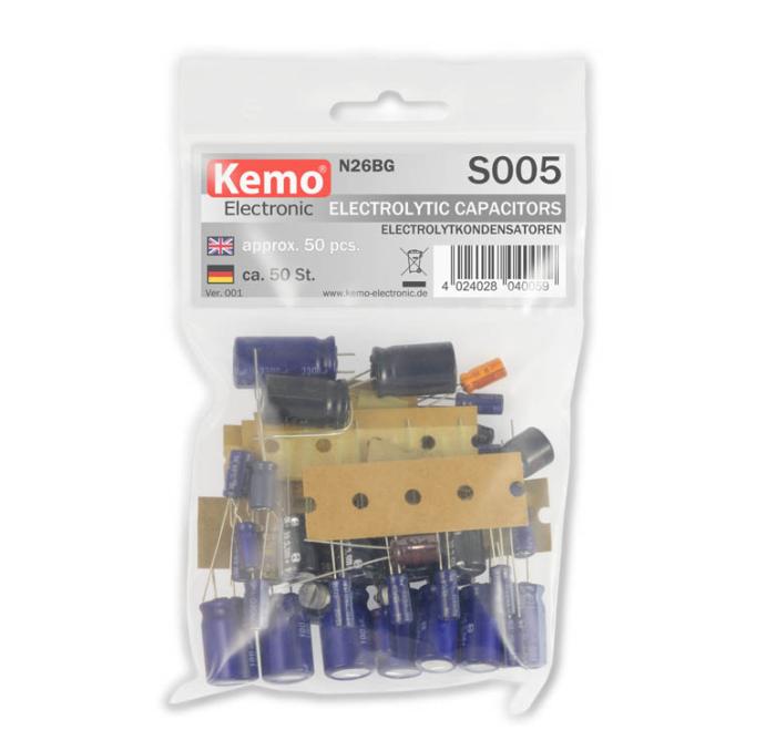 Elektrolytkondensatorer ca 50 st - blandade värden @ electrokit (2 av 2)