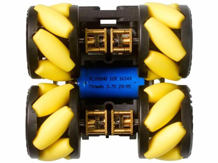 RoverC Pro Robot Kit (exkl. M5StickC) @ electrokit (4 av 6)