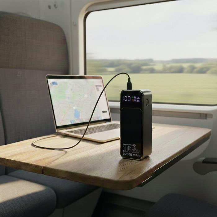 Powerbank 27000mAh USB-C PD + USB-A 162W @ electrokit (15 av 16)