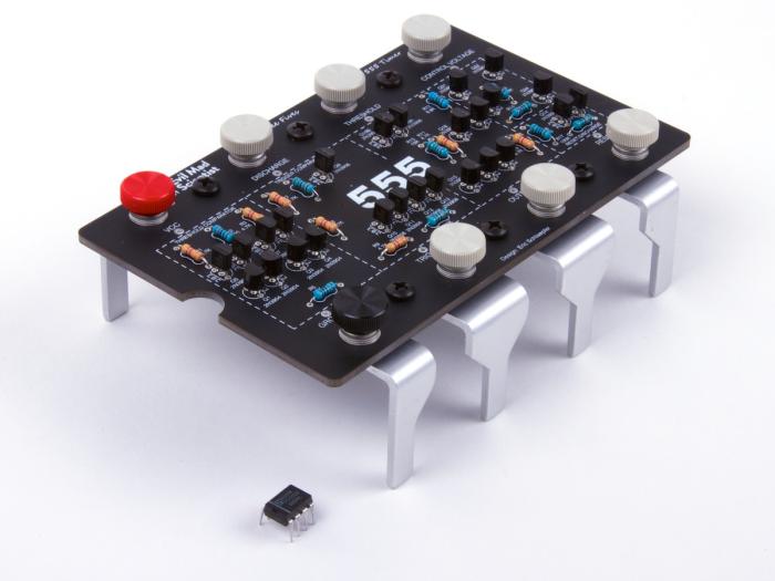 Three Fives - Diskret 555-timer (byggsats) @ electrokit (7 av 8)