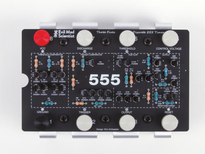 Three Fives - Diskret 555-timer (byggsats) @ electrokit (8 av 8)