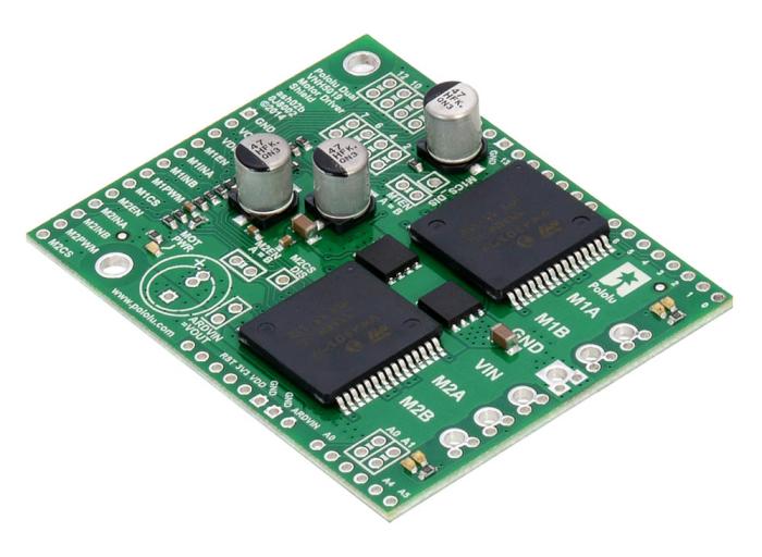 Dubbel motordrivare 5.5-24V 2x12A VNH5019 @ electrokit (2 av 3)