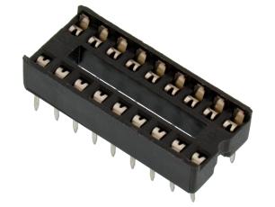 DIL-hållare 18-pin @ electrokit