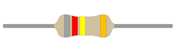 Resistor 1W 5% 820kohm (820k) @ electrokit (1 of 1)