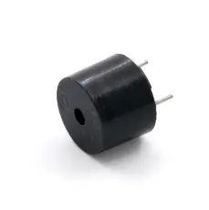 Aktiv piezosummer 90dB 2.4kHz 8-16V PCB &oslash;12mm @ electrokit