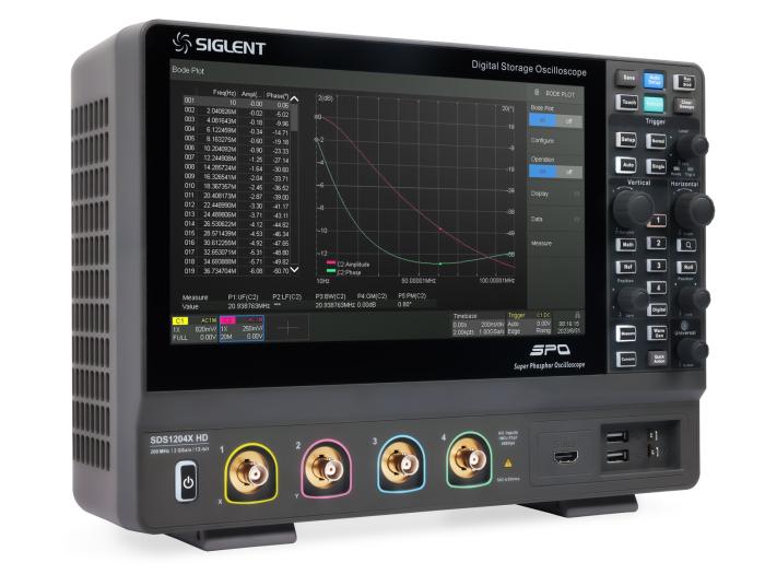 Oscilloskop 100MHz 4-kan 12-bit Siglent SDS1104X HD @ electrokit (4 av 10)