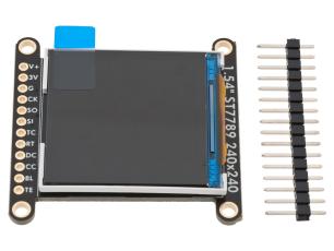 LCD 1.54" 240x240px 18-bit färg microSD @ electrokit