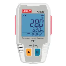 Temperatur och luftfuktighet data logger Bluetooth IP54 @ electrokit