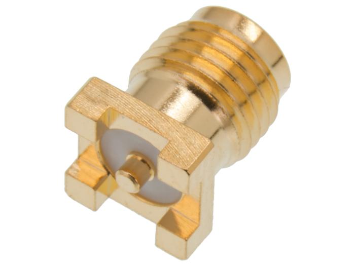 SMA hona PCB SMD vertikal @ electrokit (2 av 2)