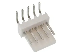 Kontakt 2510-5AW2 PCB 2.54mm 5-pol vinklad omv&auml;nd @ electrokit