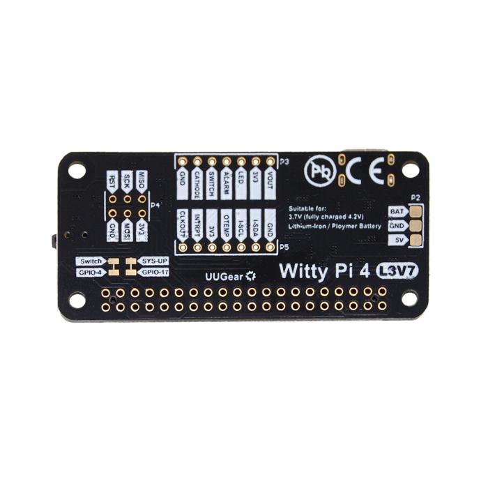 Witty Pi 4 L3V7 RTC och strömhantering för Raspberry Pi @ electrokit (3 av 8)