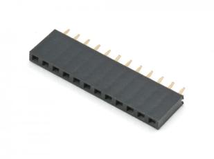 Hylslist 2.54mm 1x12p @ electrokit