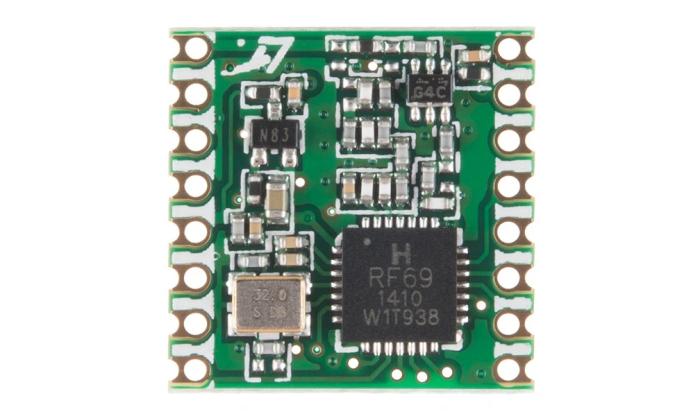 Transceiver 433MHz RFM69HW-433S2 @ electrokit (2 av 3)