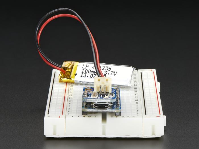 Adafruit Pro Trinket LiIon/LiPoly Backpack @ electrokit (5 av 8)
