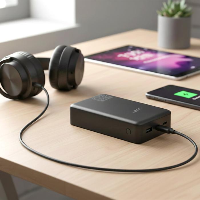 Powerbank 20000 mAh USB-C PD + USB-A 20W @ electrokit (7 av 8)