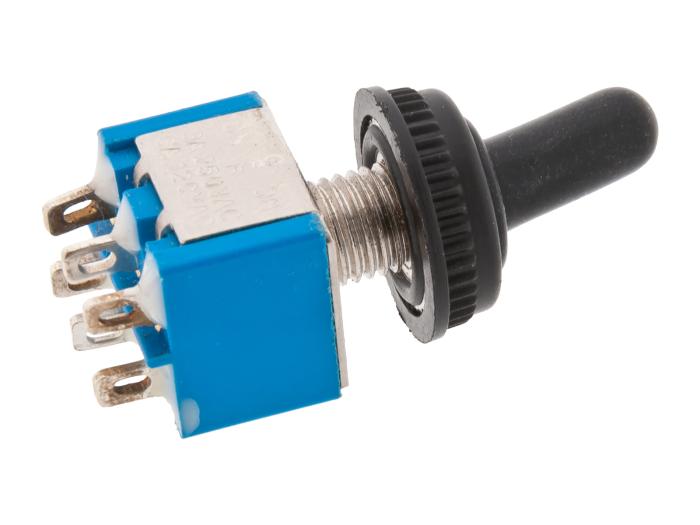 Toggle switch rubber cover M6, waterproof dust protection @ electrokit (3 of 4)