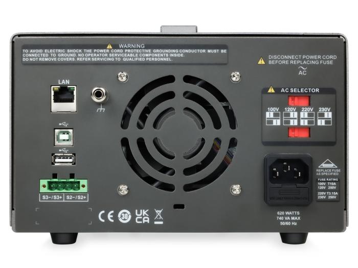 Labbaggregat 4-kan 15V/30V 1.5A/6A 400W Siglent SPD4306X @ electrokit (5 av 6)