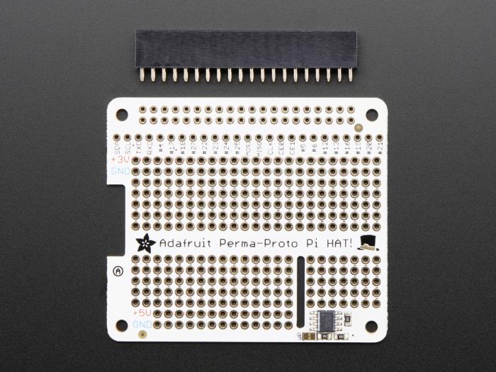 PiHat Prototypkort för Raspberry Pi A+/B+ - Med EEPROM @ electrokit (3 av 5)