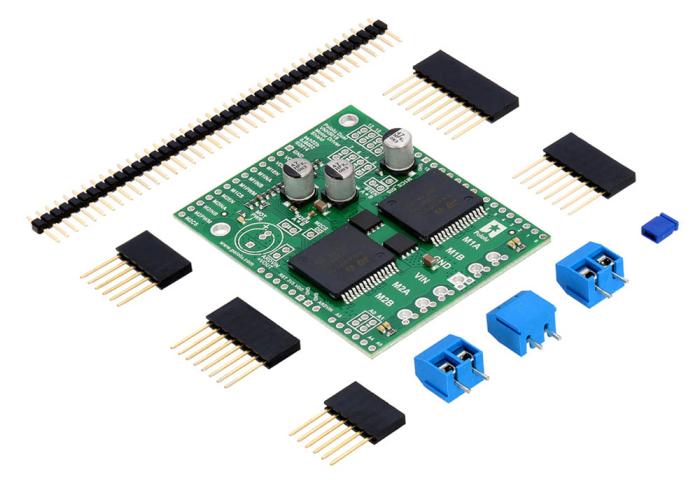 Dubbel motordrivare 5.5-24V 2x12A VNH5019 @ electrokit (3 av 3)