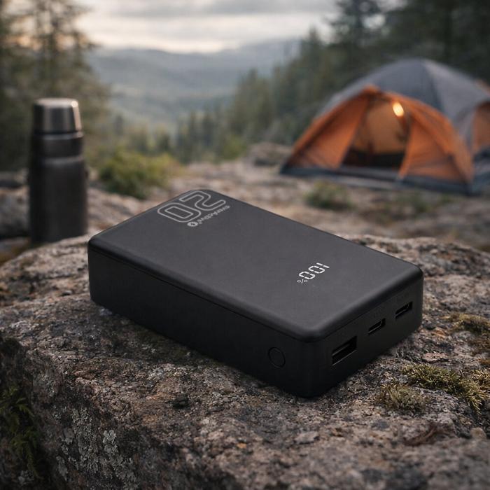 Powerbank 20000 mAh USB-C PD + USB-A 20W @ electrokit (8 av 8)