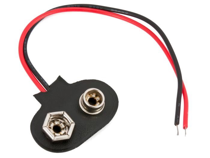 Batterikontakt 9V T-modell @ electrokit (1 av 1)