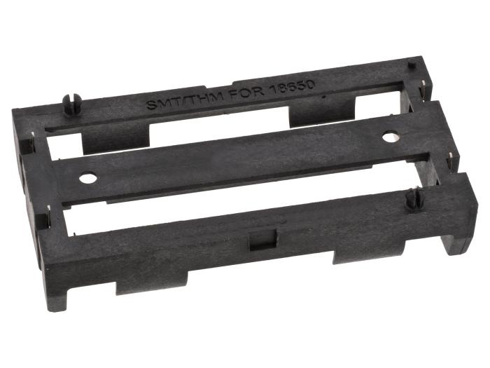 Batterihållare 2x18650 PCB stift @ electrokit (2 av 3)