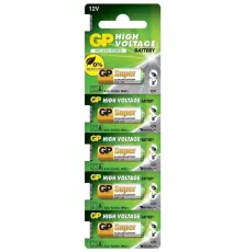 GP 23A LR23 alkaliskt batteri 12V 5-pack @ electrokit