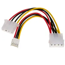 Adapter cable 2x Molex to mini Molex female 0.15m @ electrokit