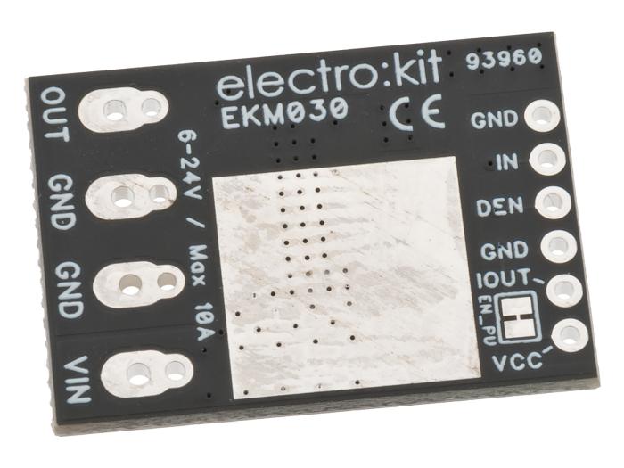 Elektronisk strömbrytare med strömmätning 6-18V 11A @ electrokit (4 av 5)